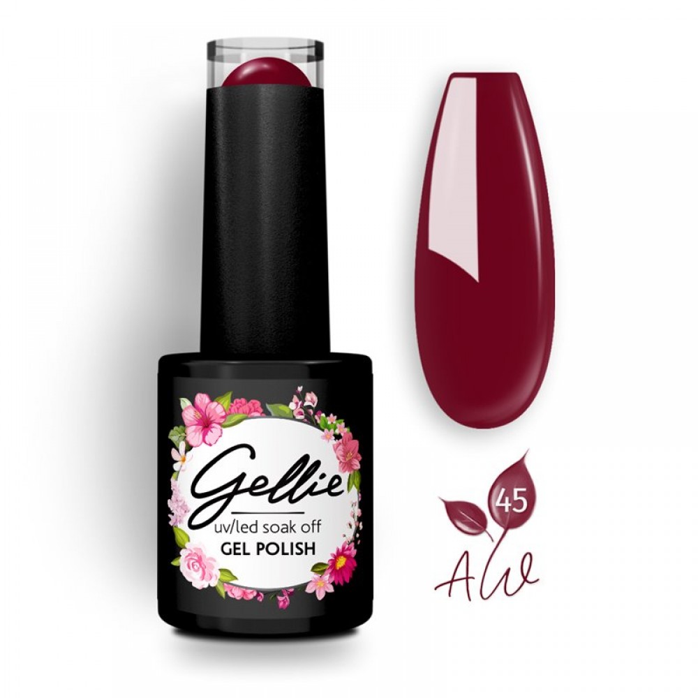 Gellie Ημιμόνιμο Βερνίκι Νυχιών AW 45, 10ml
