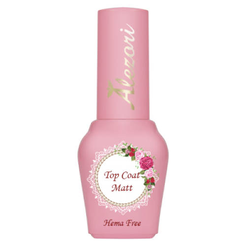 Alezori Top Coat Matt Hema Free ,15ml