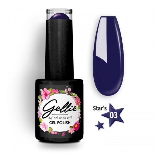 Gellie Ημιμόνιμο Βερνίκι Νυχιών Star's 03, 10ml