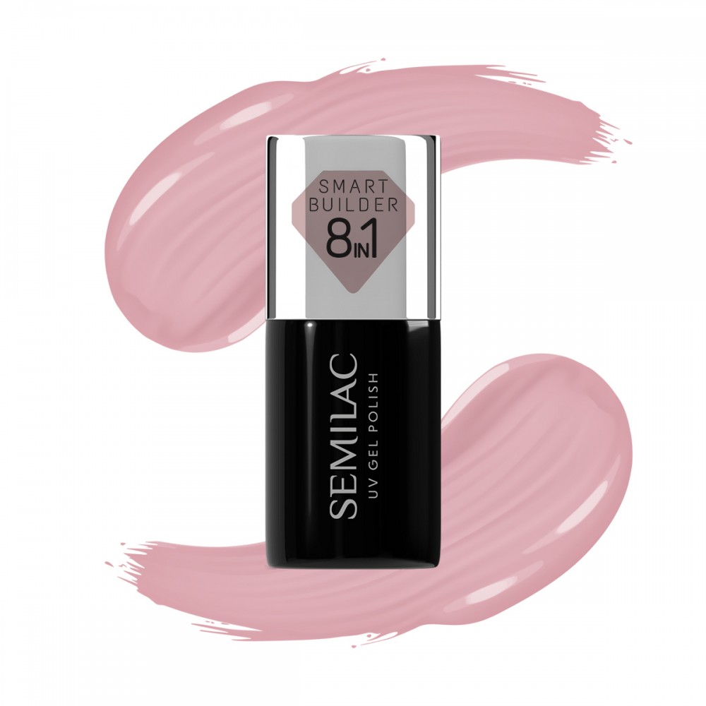 Semilac Ημιμόνιμο Βερνίκι Νυχιών 802 Smart Builder Nude Rose  7ml