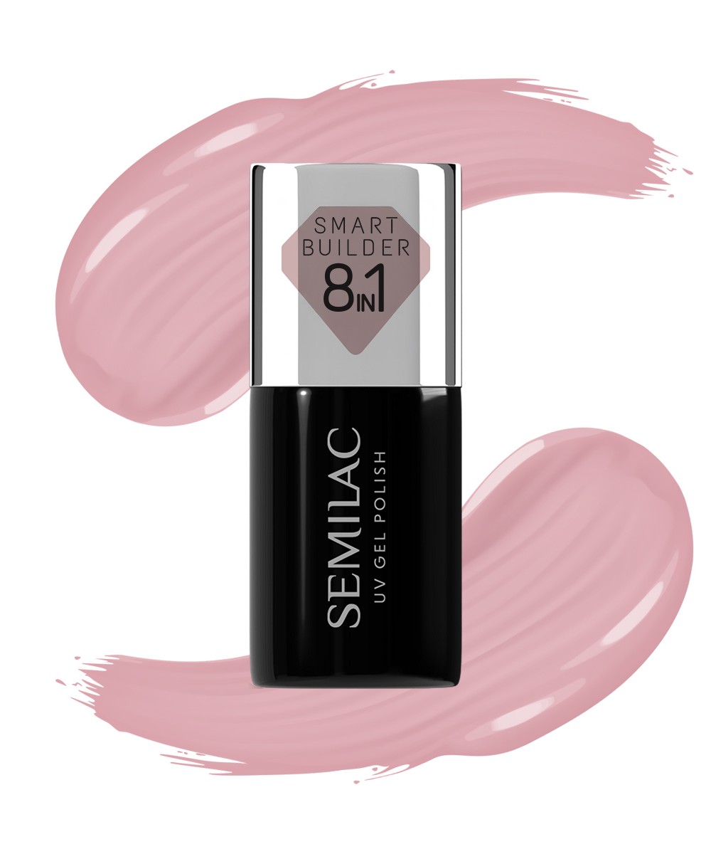 Semilac Ημιμόνιμο Βερνίκι Νυχιών 802 Smart Builder Nude Rose  7ml