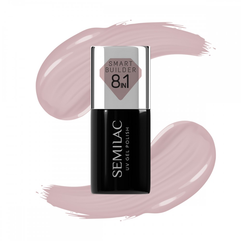Semilac Ημιμόνιμο Βερνίκι Νυχιών 815 Smart Builder Delicate Mocca  7ml