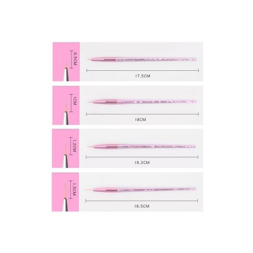 Nm Πινέλα Nail Art (Pjb-052) K 1 * 2 *