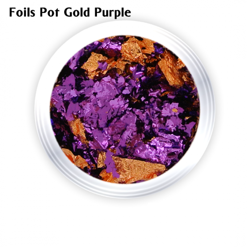 J.K Foils Pot Gold Purple (260108)