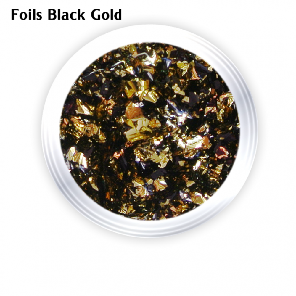 J.K Foils Pot Black Gold (260115)