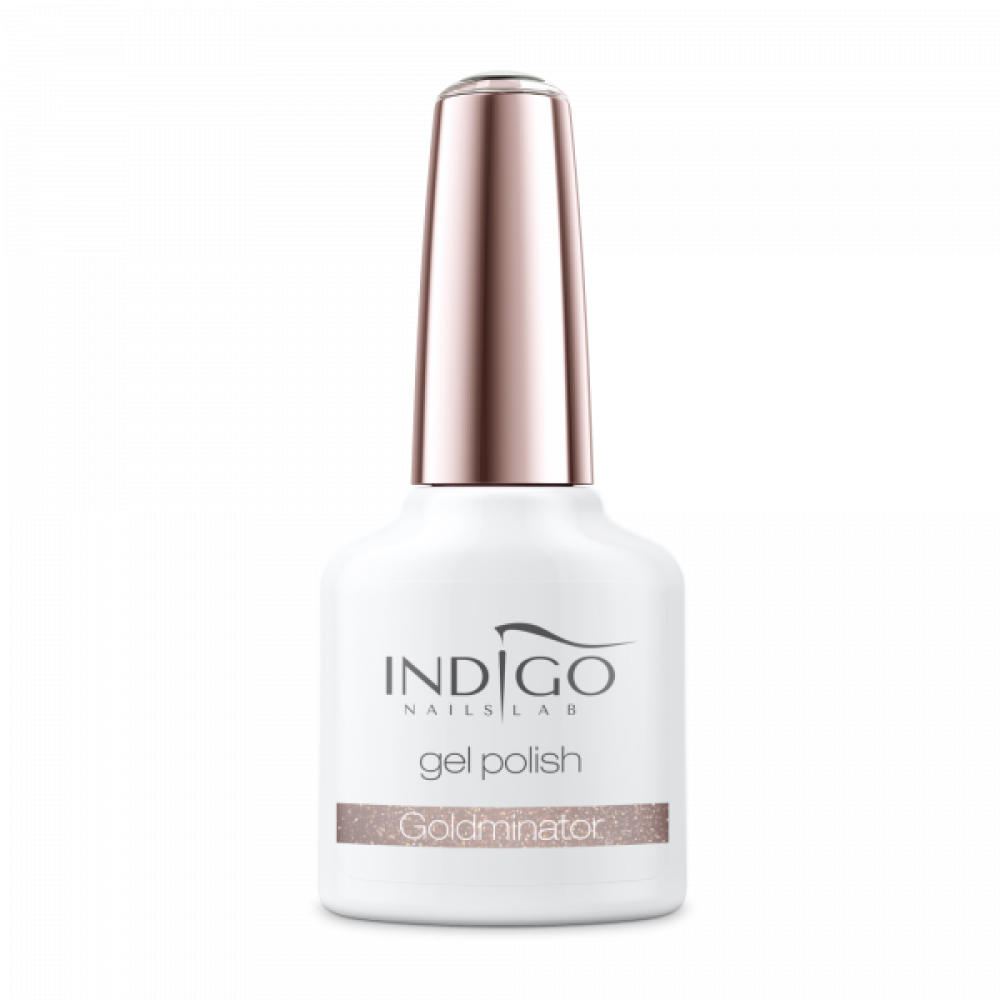 Indigo Ημιμόνιμο Βερνίκι Νυχιών Gel Polish Goldminator 7ml