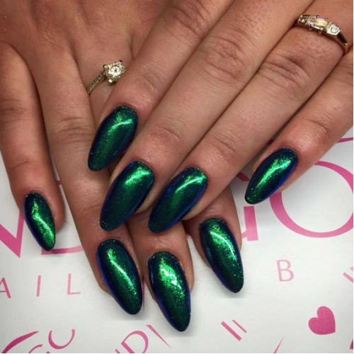 Indigo Mermaid Effect Emerald