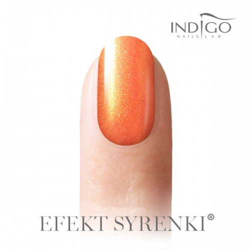 Indigo Mermaid Effect Neon Orange