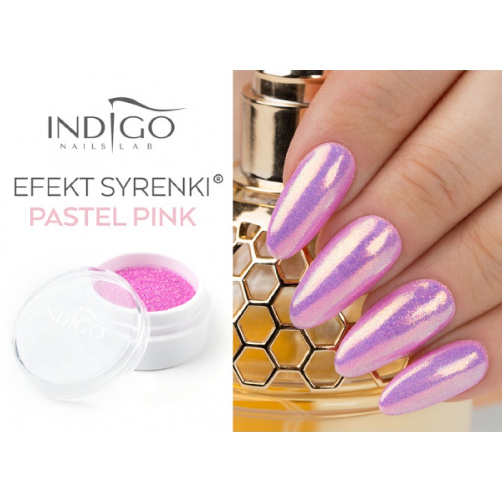 Indigo Mermaid Effect Pastel Pink