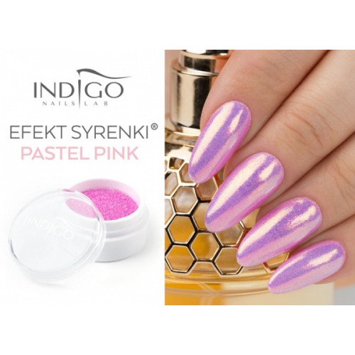 Indigo Mermaid Effect Pastel Pink
