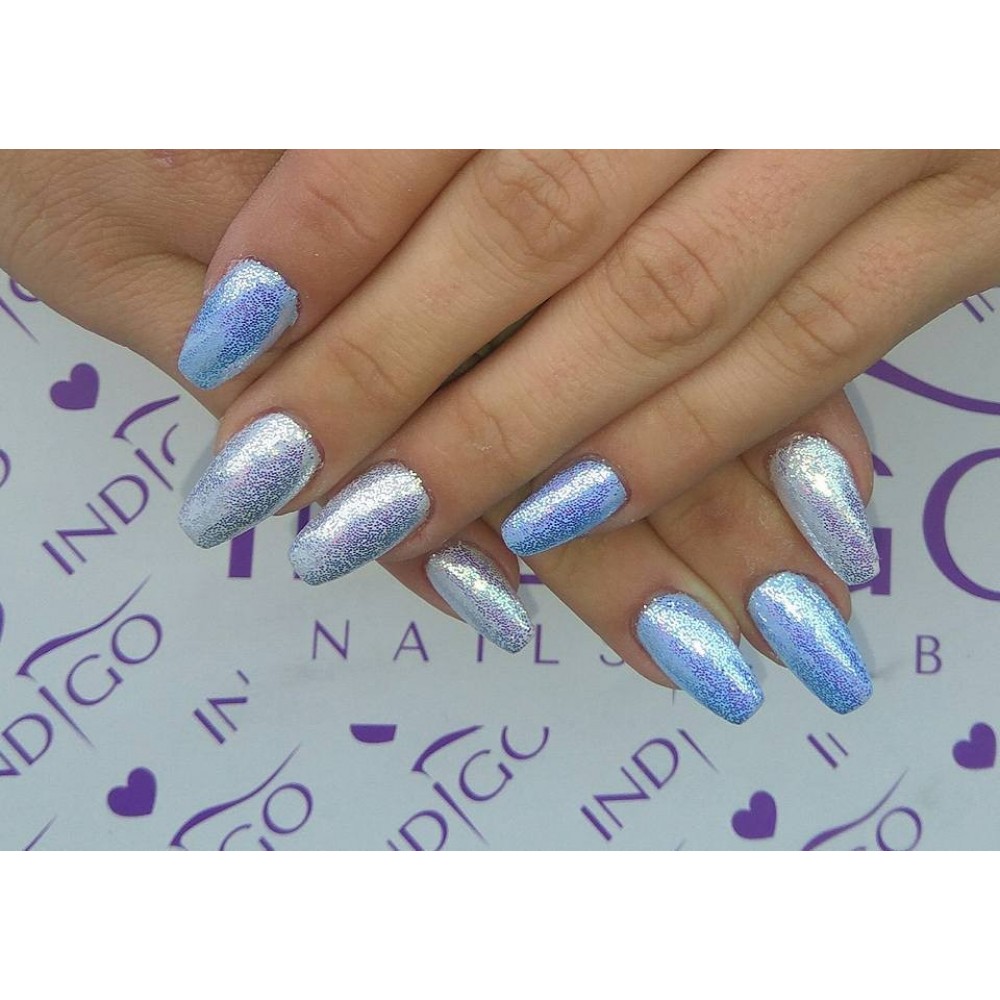 Indigo Pixel Effect Snow White Indigo Pixel Effect Snow White