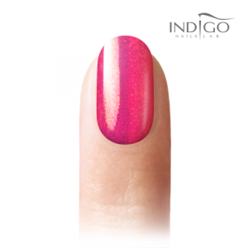 Indigo Pixel Effect Neon Pink