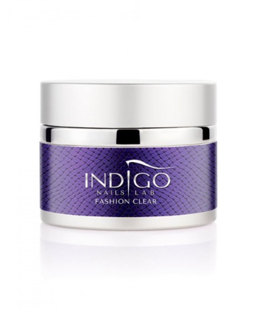 Indigo Σκόνη Ακρυλικού Διάφανη Fashion Clear 38Gr