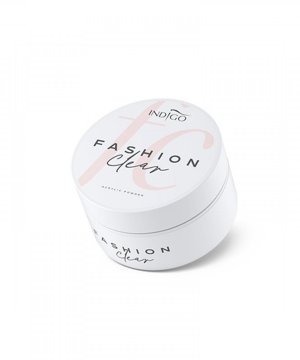 Indigo Σκόνη Ακρυλικού Διάφανη Fashion Clear 38Gr