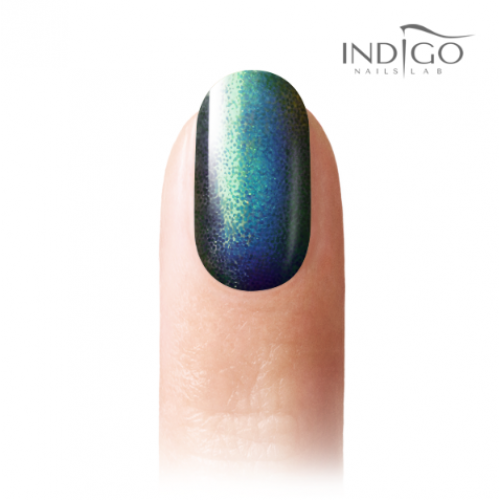 Indigo Pixel Effect Emerald Black