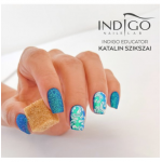 Indigo Pixel Effect Emerald Black