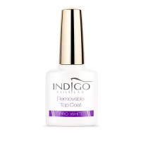 Indigo Removable Top Coat Pro White 7ml