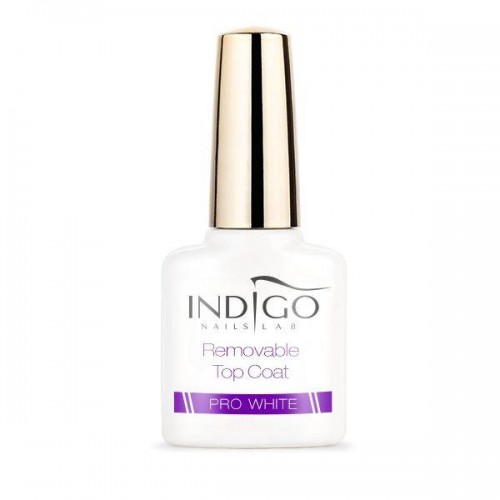 Indigo Removable Top Coat Pro White 7ml