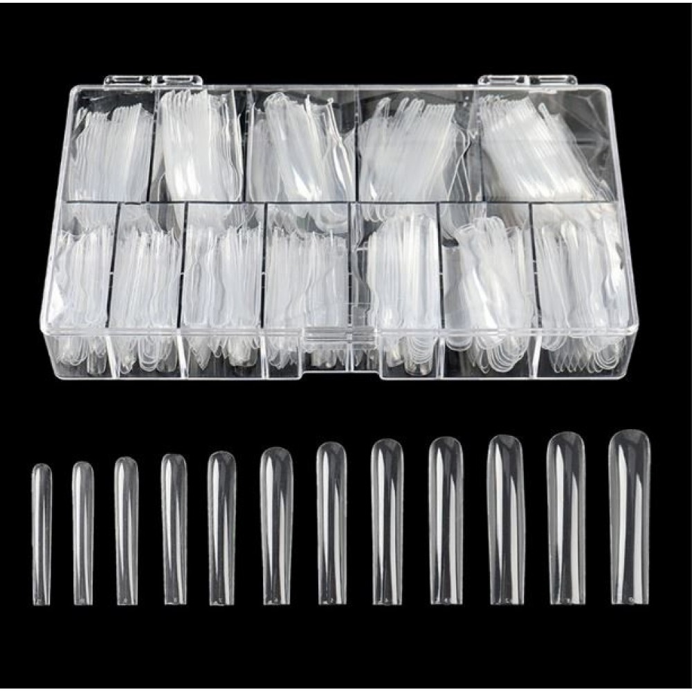 J.K Tip Full Extreme Square XXL - Clear (070092) J.K Tip Full Extreme Square XXL - Clear (070092)