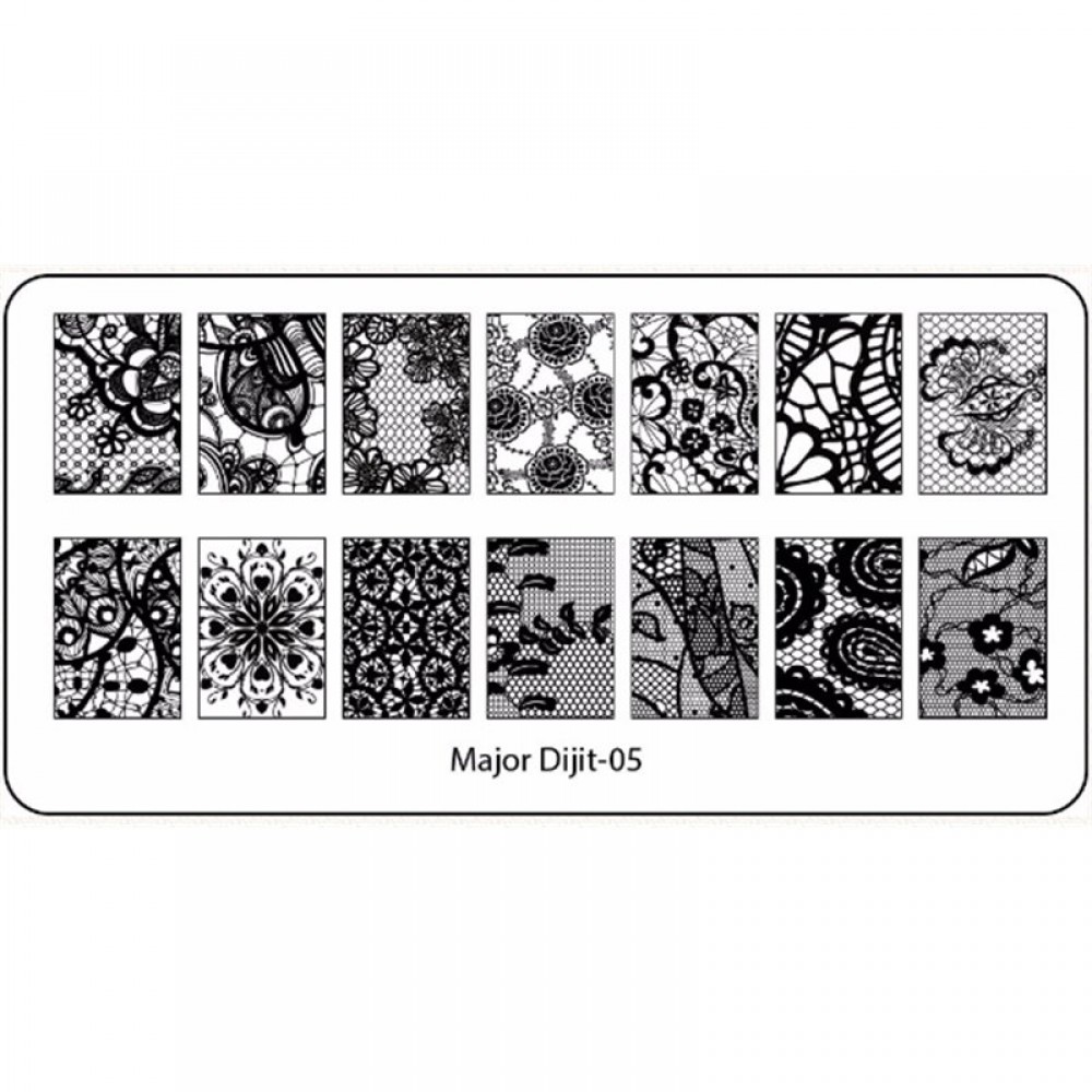 J.K Stamping Plate Major Dijit-05 (100903)