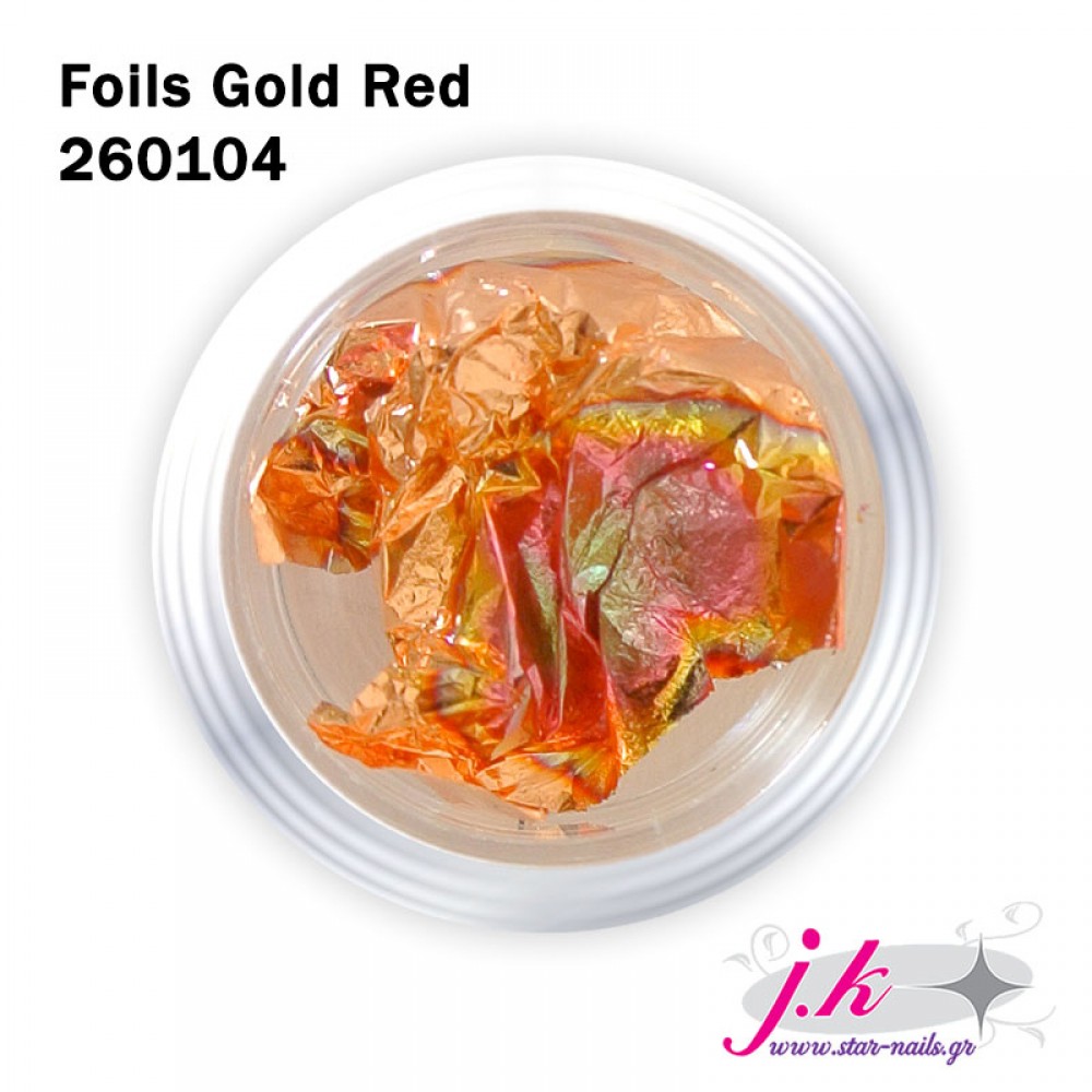 J.K Foils Pot Gold Red (260104)