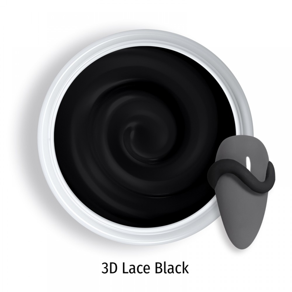 J.K Plasteline 3D Lace Black (140066) J.K Plasteline 3D Lace Black (140066)