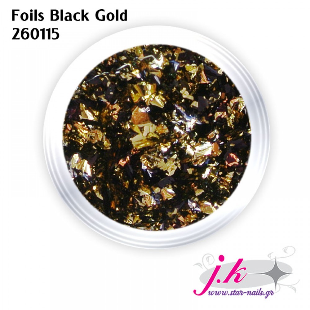 J.K Foils Pot Black Gold (260115) J.K Foils Pot Black Gold (260115)