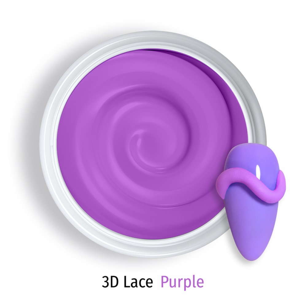J.K Plasteline 3D Lace Purple (140061)