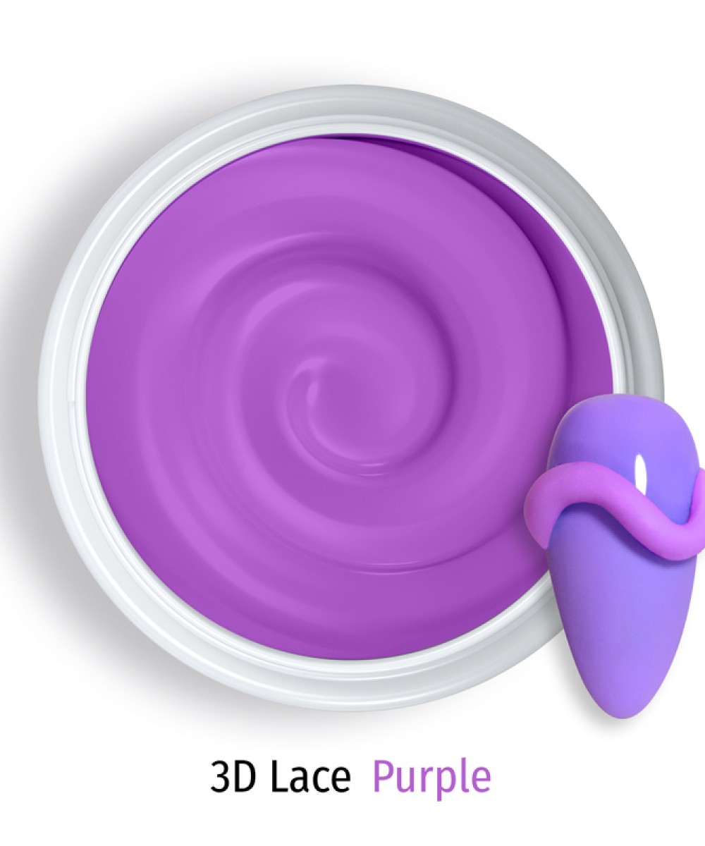 J.K Plasteline 3D Lace Purple (140061)