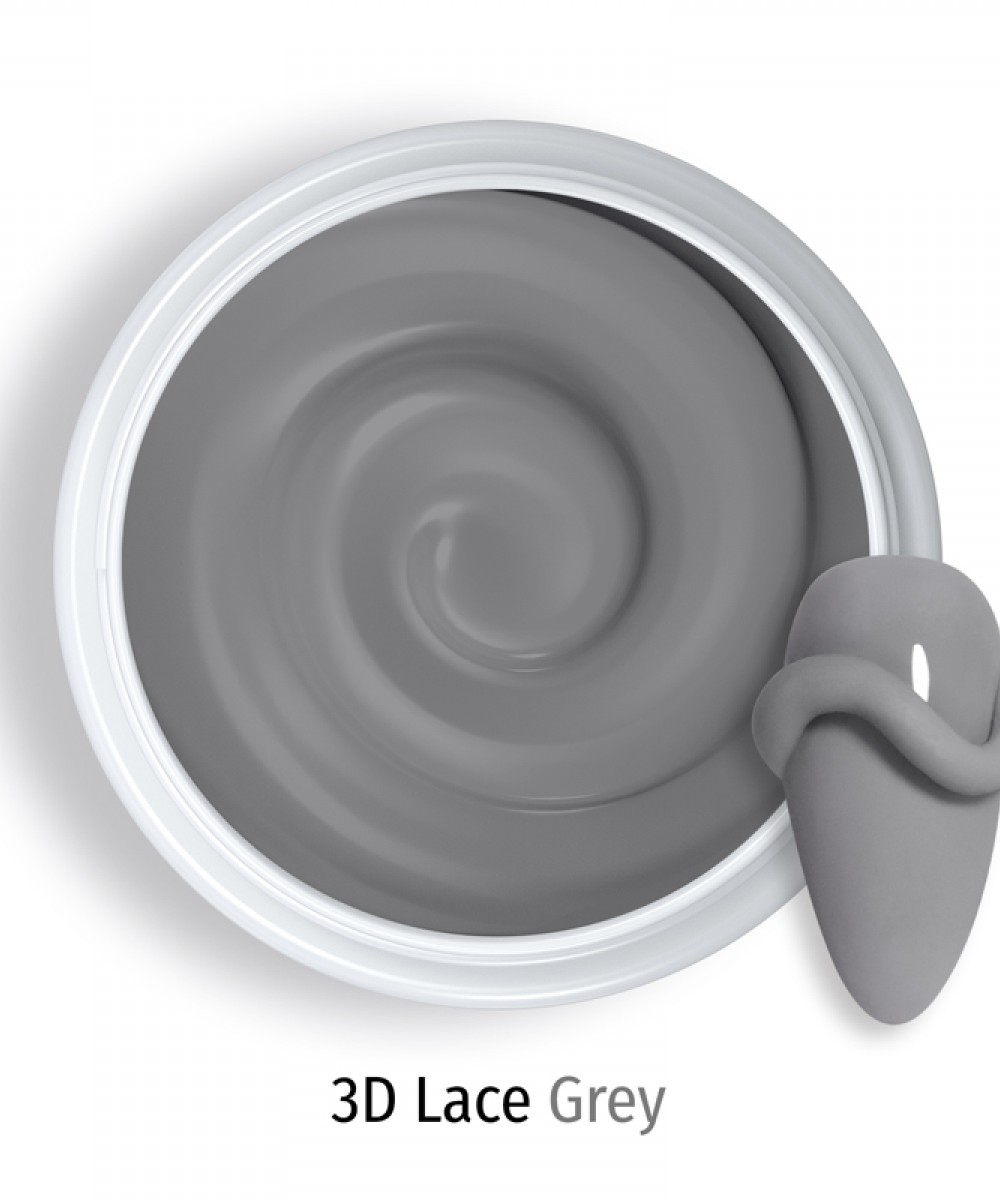 J.K Plasteline 3D Lace  Grey (140307)