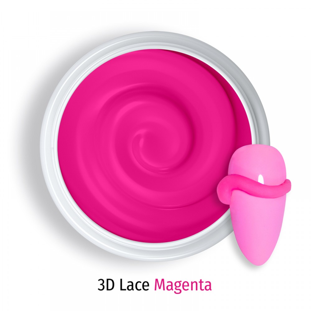 J.K Plasteline 3D Lace Magenta (140055)