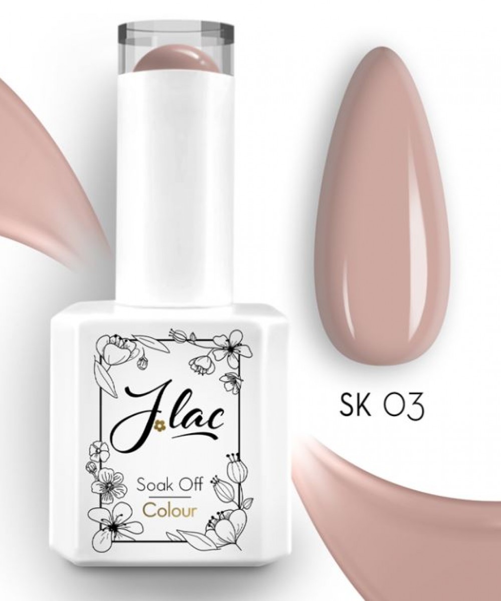 Jlac Ημιμόνιμο Βερνίκι Νυχιών Skin 03, 15ml