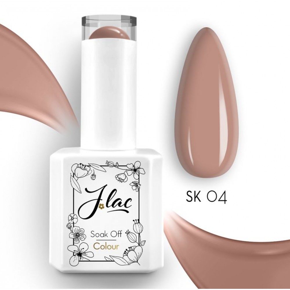Jlac Ημιμόνιμο Βερνίκι Νυχιών Skin 04, 15ml