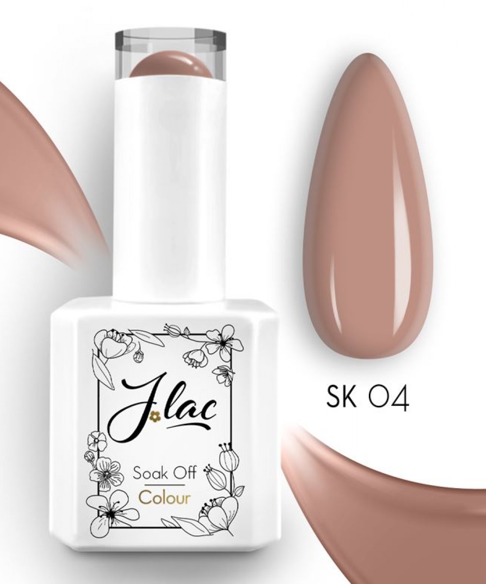 Jlac Ημιμόνιμο Βερνίκι Νυχιών Skin 04, 15ml