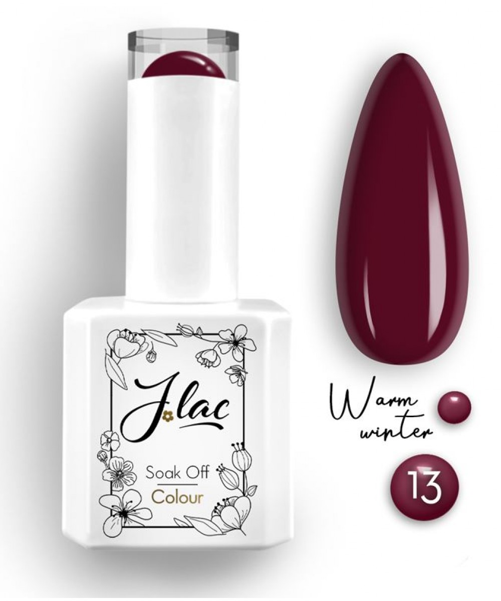Jlac Ημιμόνιμο Βερνίκι Νυχιών Warm Winter 13, 15ml