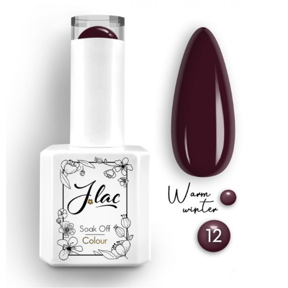 Jlac Ημιμόνιμο Βερνίκι Νυχιών Warm Winter 12, 15ml