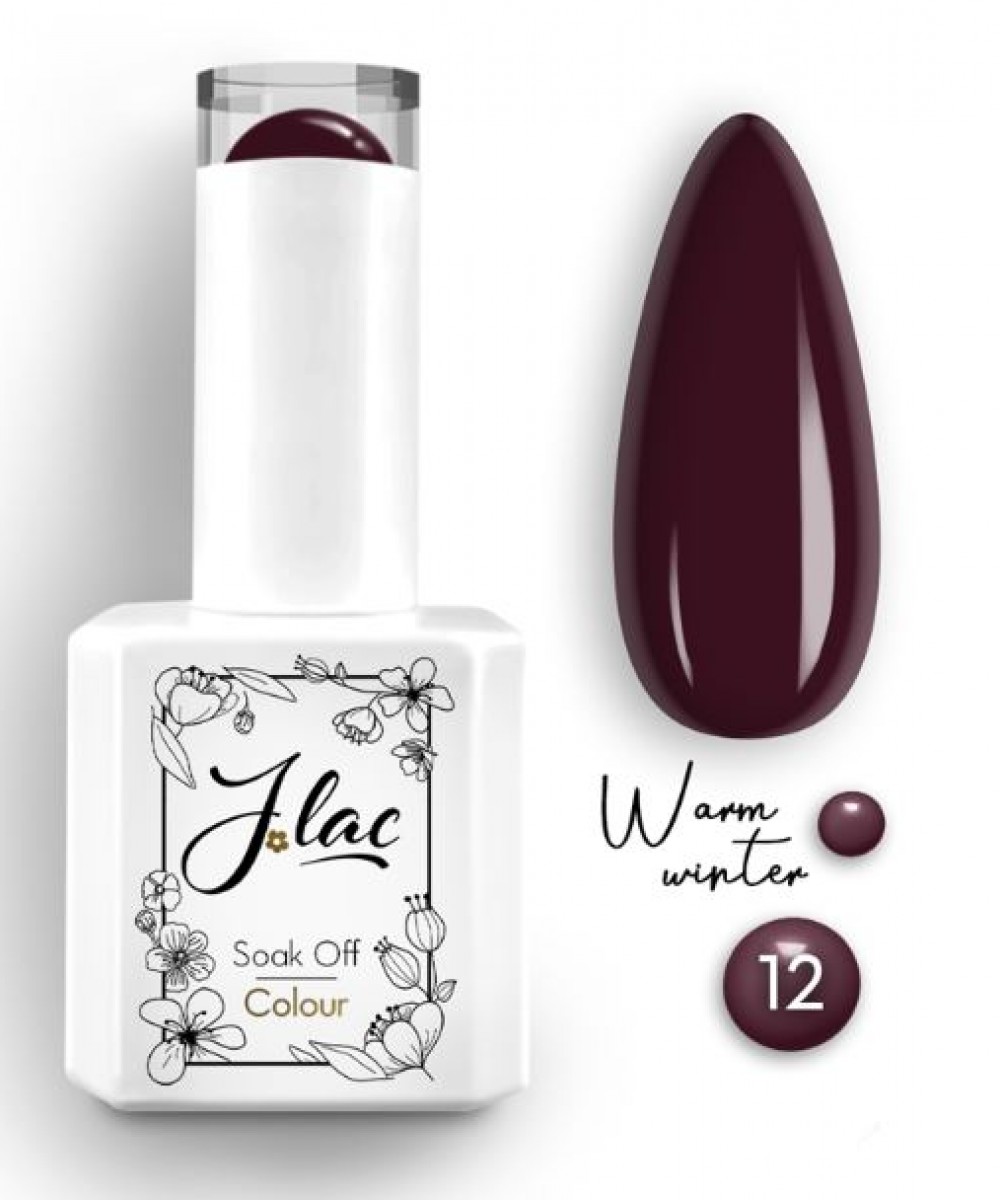 Jlac Ημιμόνιμο Βερνίκι Νυχιών Warm Winter 12, 15ml