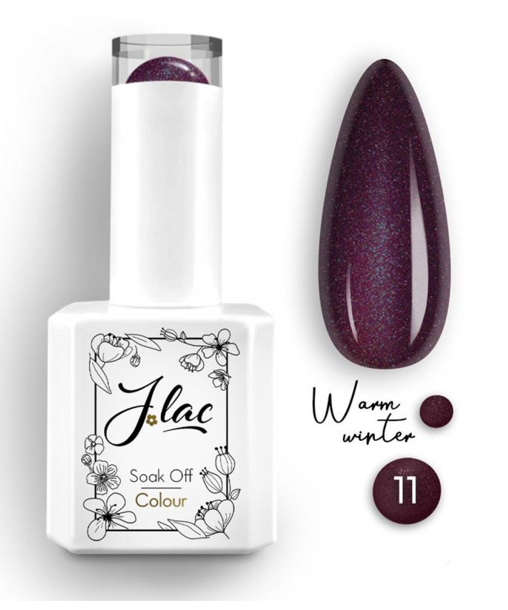 Jlac Ημιμόνιμο Βερνίκι Νυχιών Warm Winter 11, 15ml