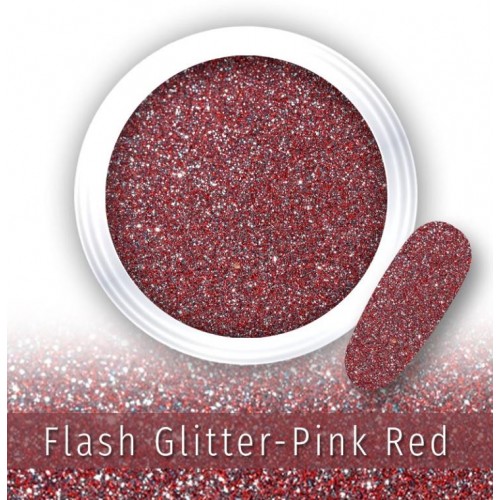 J.K Flash Glitter Pink Red (022719)