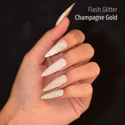 J.K Flash Glitter Champagne Gold (022720)