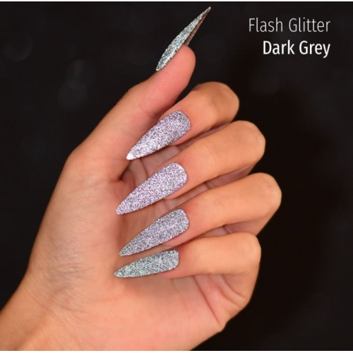 J.K Flash Glitter Dark Grey (022721)