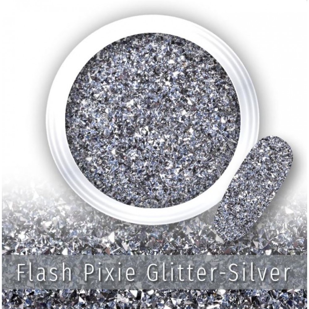 J.K Flash Pixie Glitter Silver (022723)