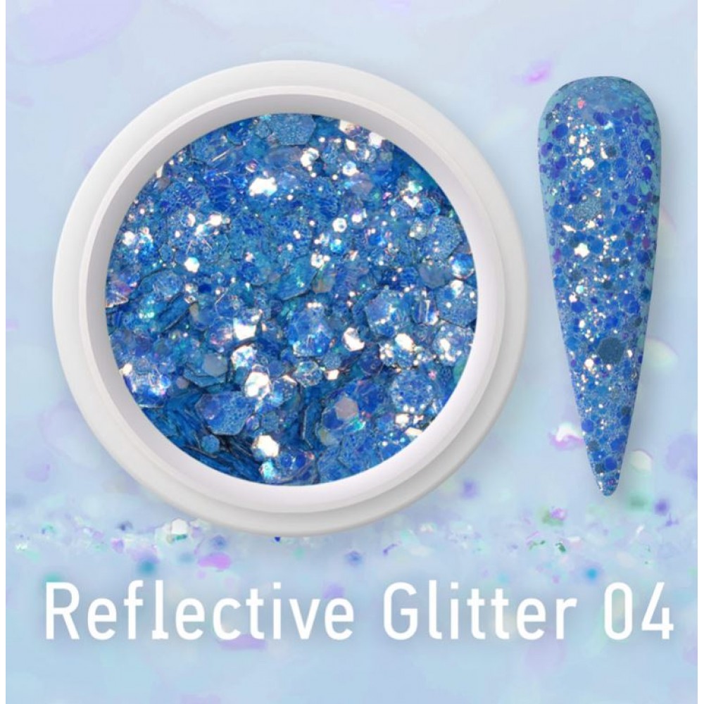 J.K Glitter Νυχιών Reflective Glitter 04 (022736)