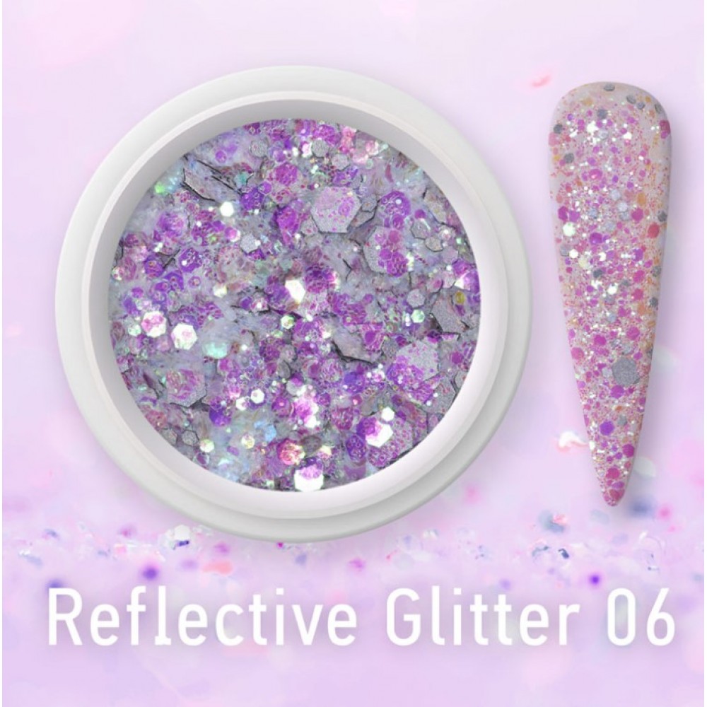 J.K Glitter Νυχιών Reflective Glitter 06 (022738)