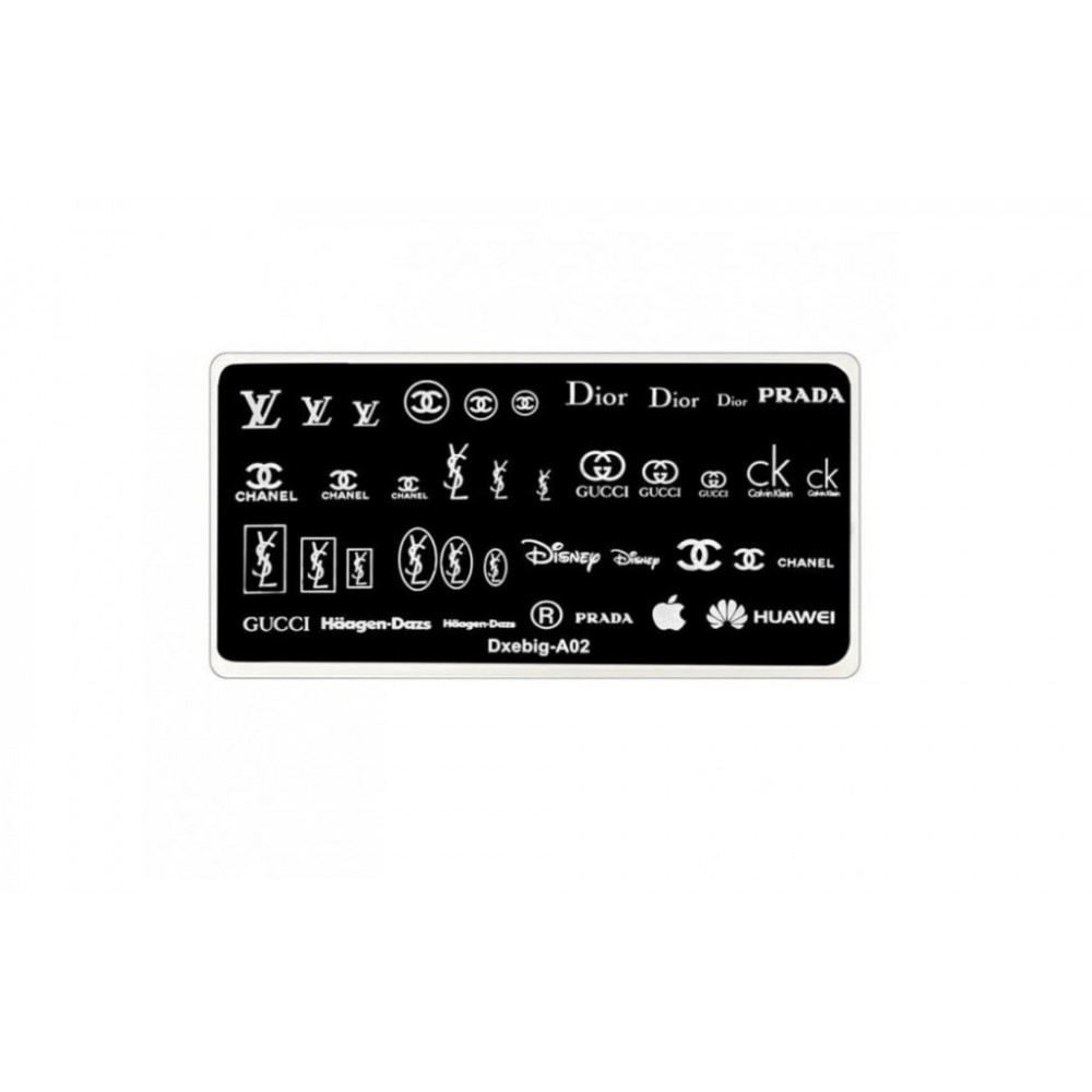 J.K Stamp Plate DXEBIG-A02 (101156)