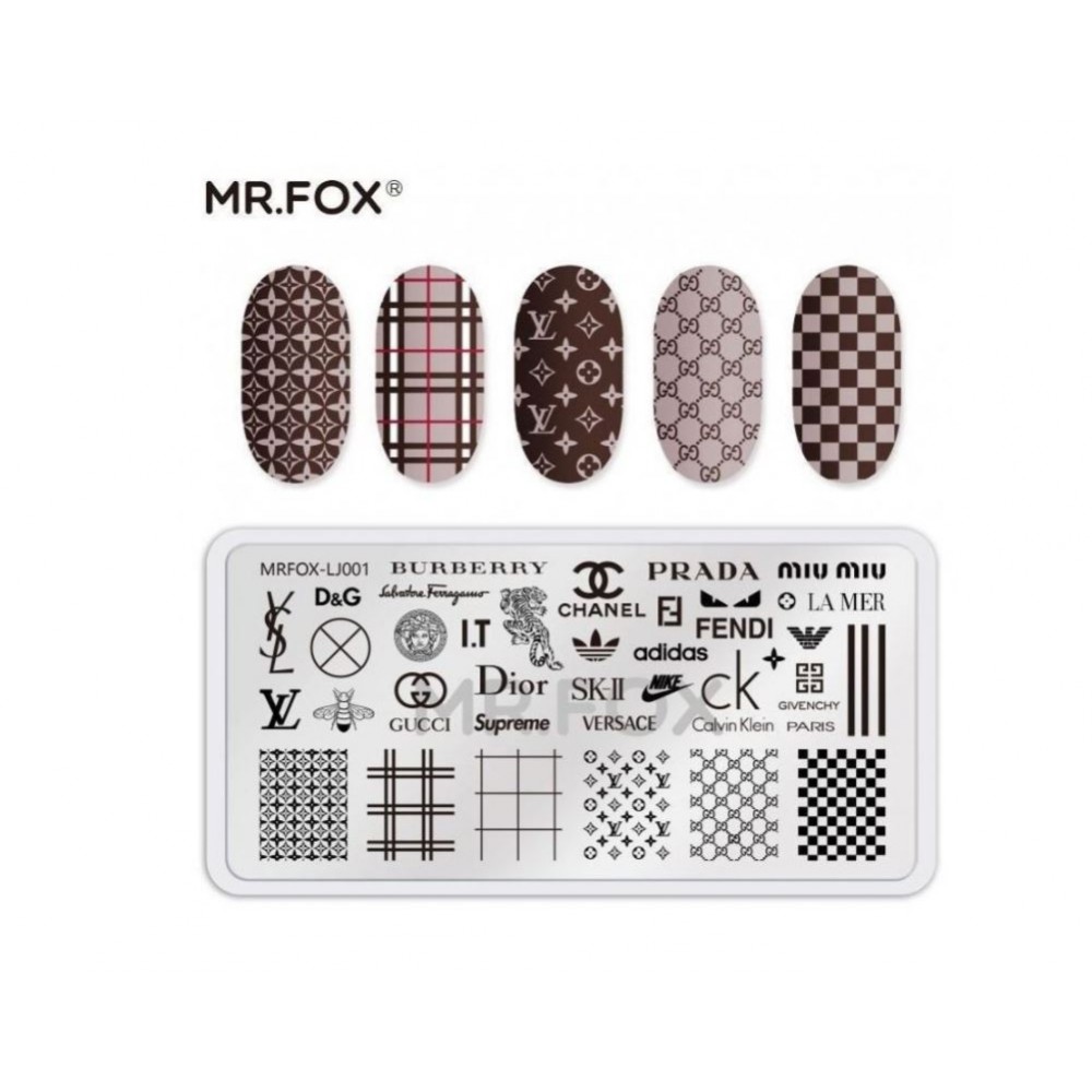 J.K Stamp Plate MRFOX-LJ001 (101155)