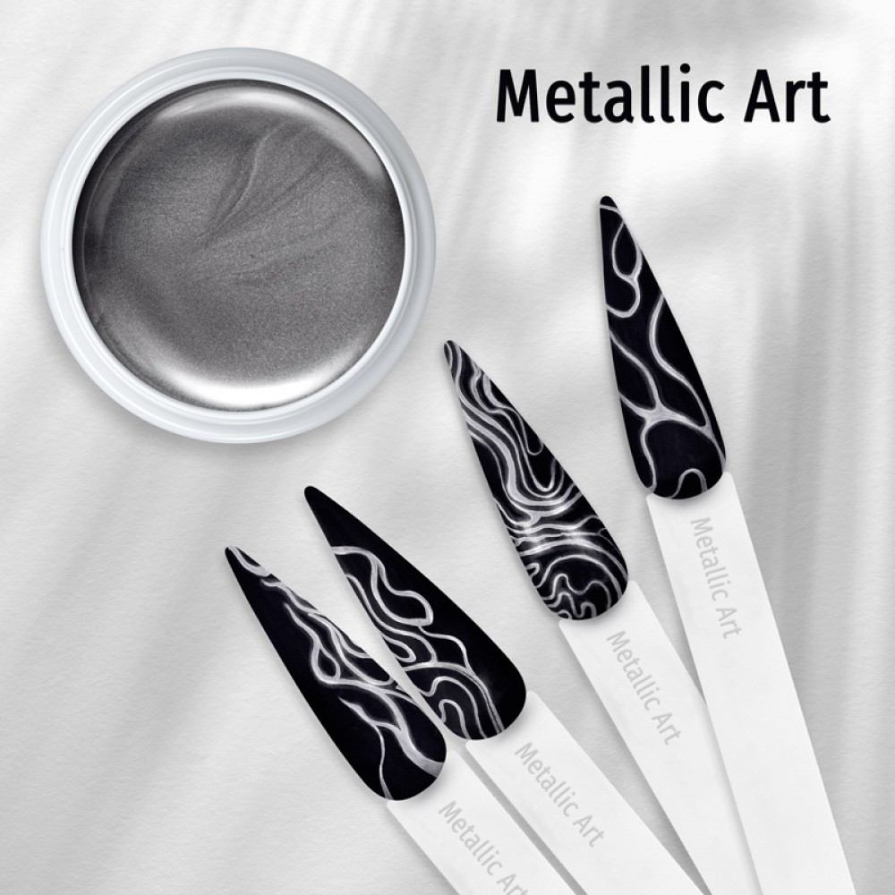 J.K Metallic Art Gel - Silver(5210198005588) * *