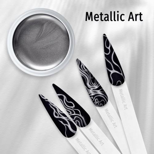 J.K Metallic Art Gel - Silver(5210198005588) * *