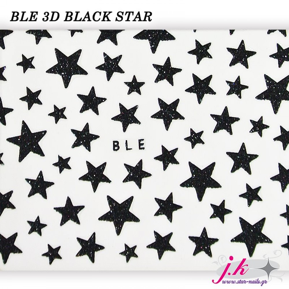 J.K Αυτοκόλλητα Νυχιών Ble Black (122205)