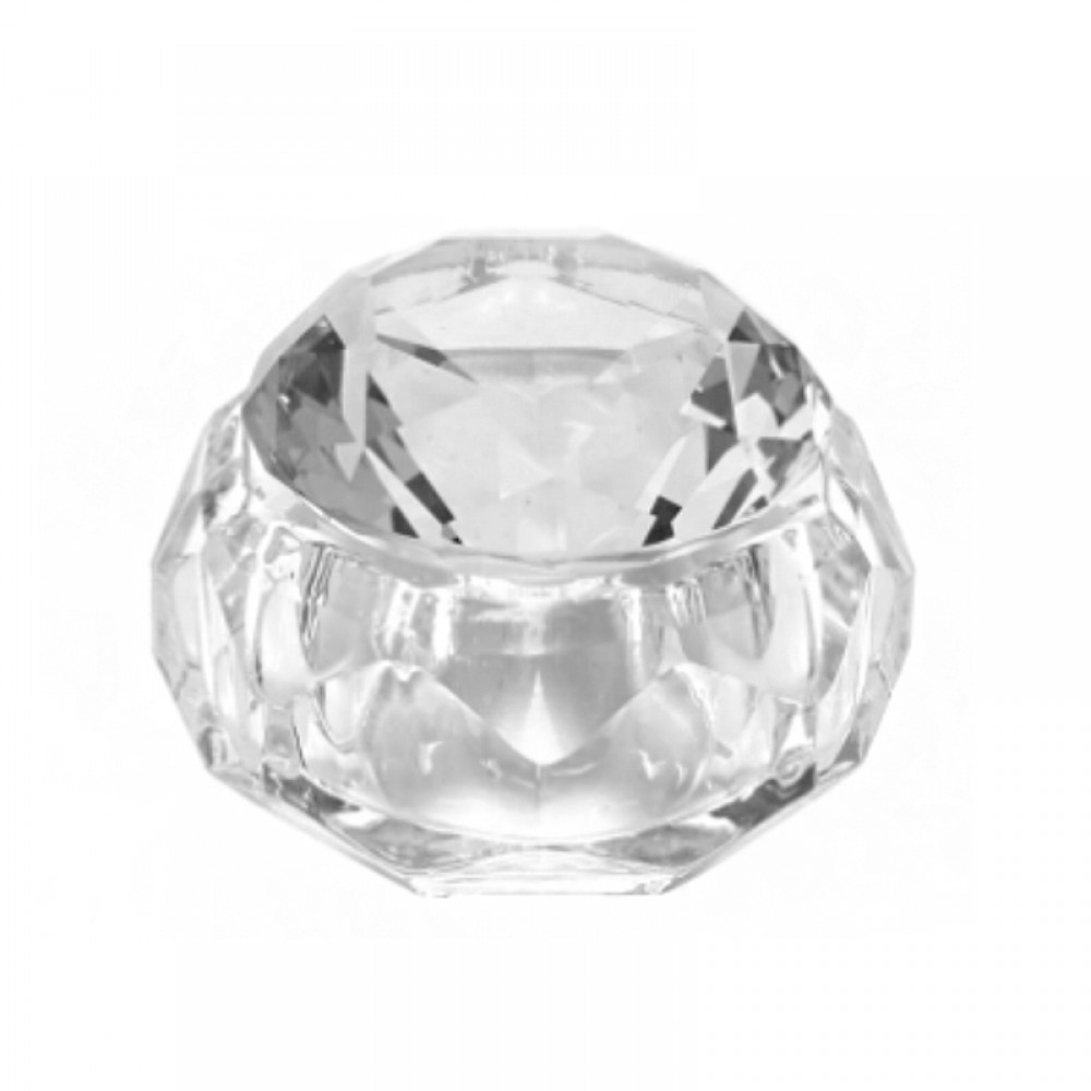 JK Βαζάκι Ακρυλικού Diamond - Clear (290697)